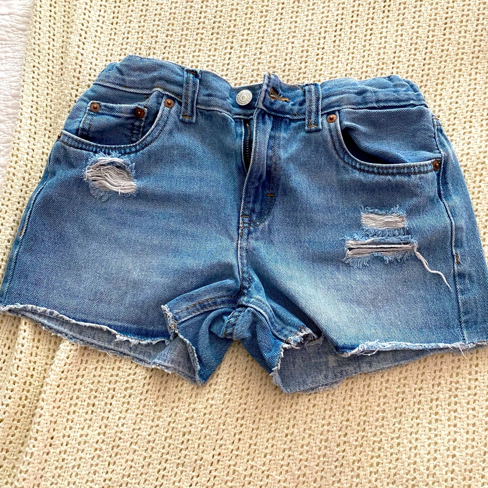 Levi's Blue Distressed Jeans